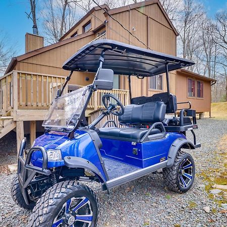 Bear Den Rustic Pocono Lake Home With Game Room! Bagian luar foto